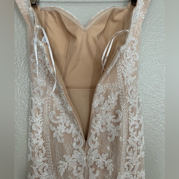 Lulus Luxe Promised Love White Beaded Lace Off-the-Shoulder Maxi Dress - Picture 9 of 10